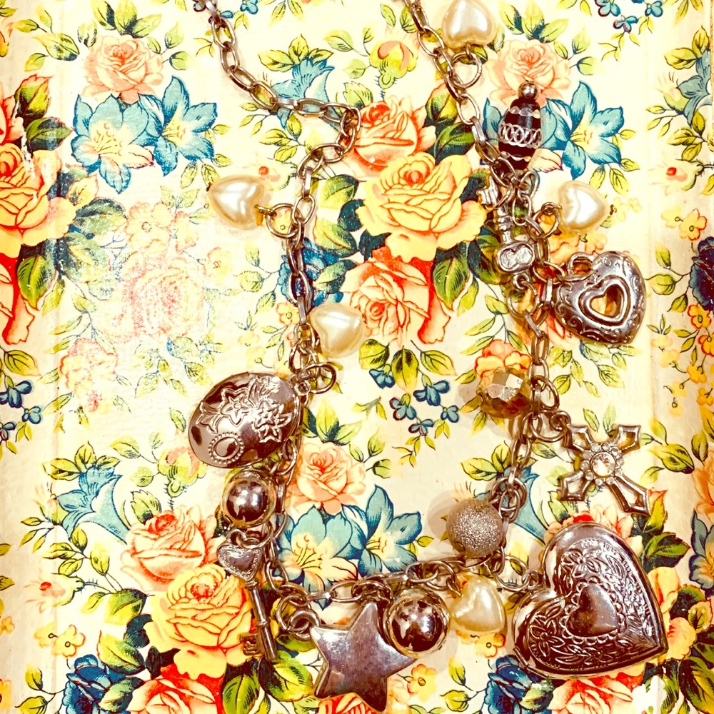 Heart Locket Charm Necklace